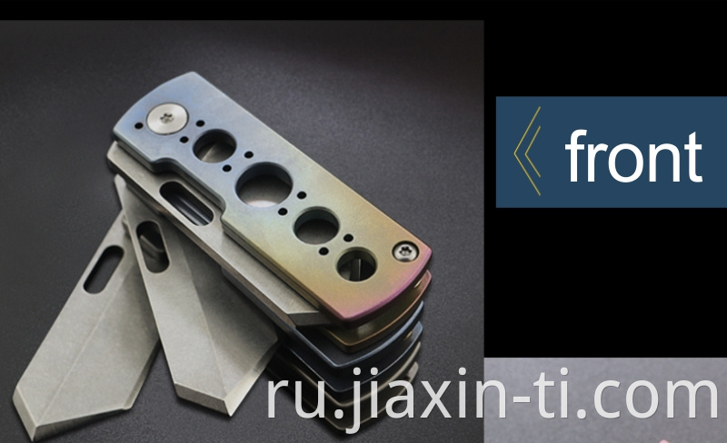 titanium folding knife